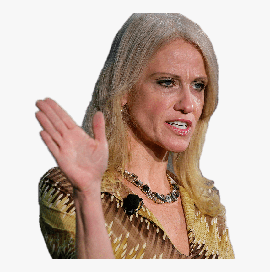 Kellyanne Conway Holding Up Hand - Kellyanne Conway Png, Transparent Png, Free Download