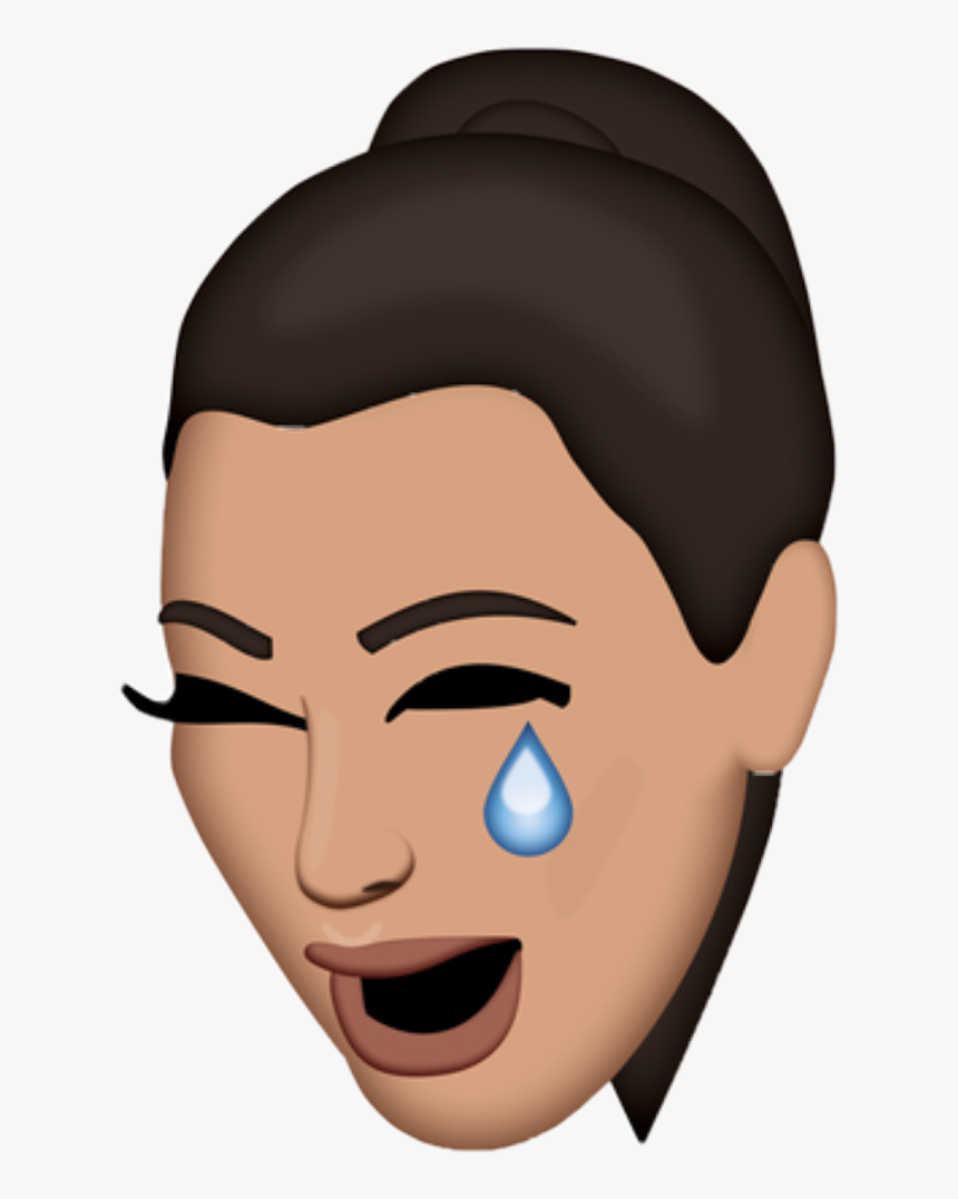#kimoji #kim #kardashian #kimkardashian #kkw #kimwest - Kim Kardashian Crying Emoji, HD Png Download, Free Download