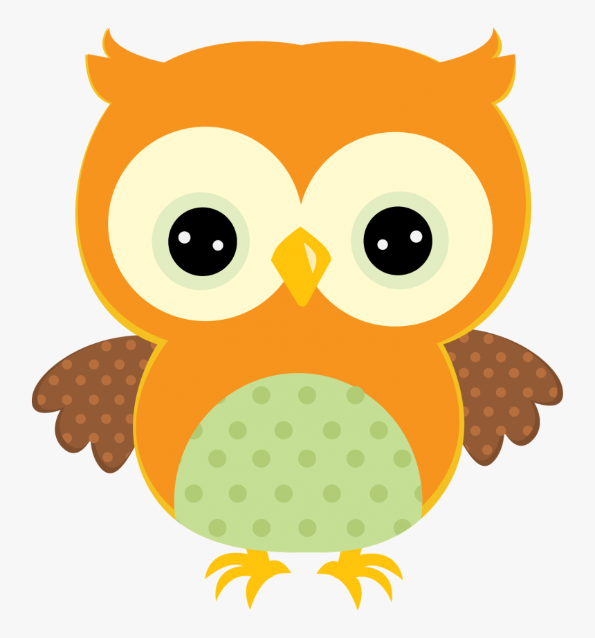 Cute Orange Owl Clipart, HD Png Download, Free Download