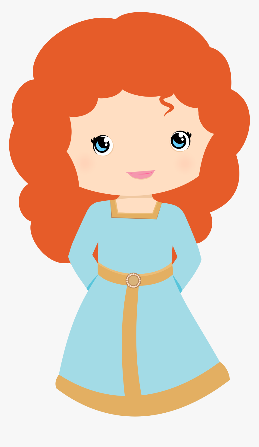 Free Princess Merida Brave Clip Art Princesses Amp - Cute Merida Princess Png, Transparent Png, Free Download