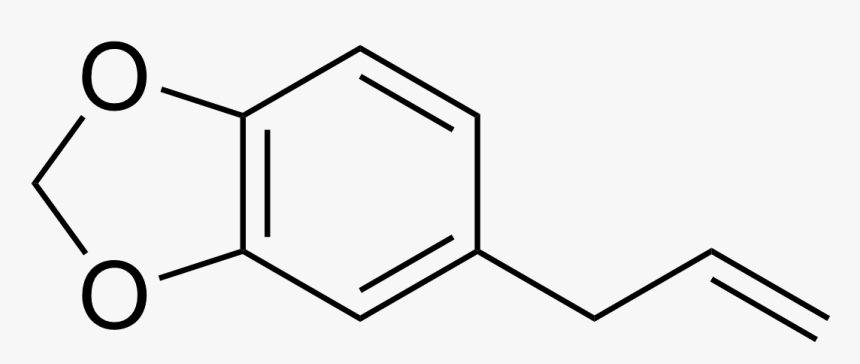 Safrole Structure - 1 2 4 Triazolo 1 5 C Pyrimidines, HD Png Download, Free Download