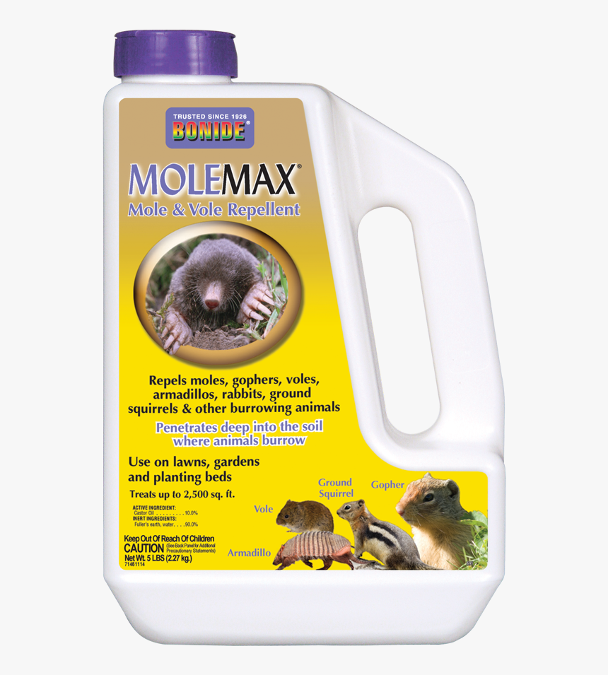 Mole Max Mole & Vole Repellent - Bonide Molemax Mole-repellent Granules, HD Png Download, Free Download