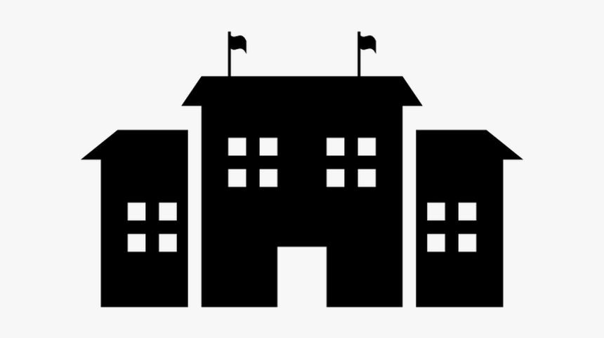 School House - Free Vector School Building, HD Png Download, Free Download