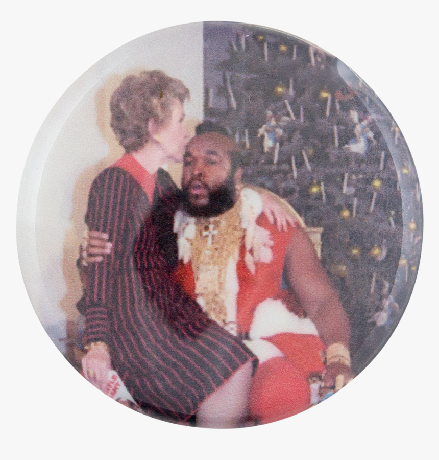 Nancy Reagan And Mr T Entertainment Button Museum - Mr T Nancy Reagan, HD Png Download, Free Download