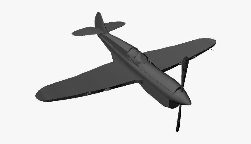 Propeller Plane 3d Model, HD Png Download, Free Download