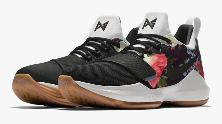 Nikeid Pg 1 Floral Print - Nike Pg 1 Floral, HD Png Download, Free Download
