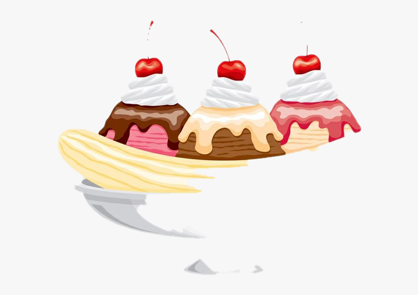 Banana Split Png Download Image - Banana Float Ice Cream, Transparent Png, Free Download