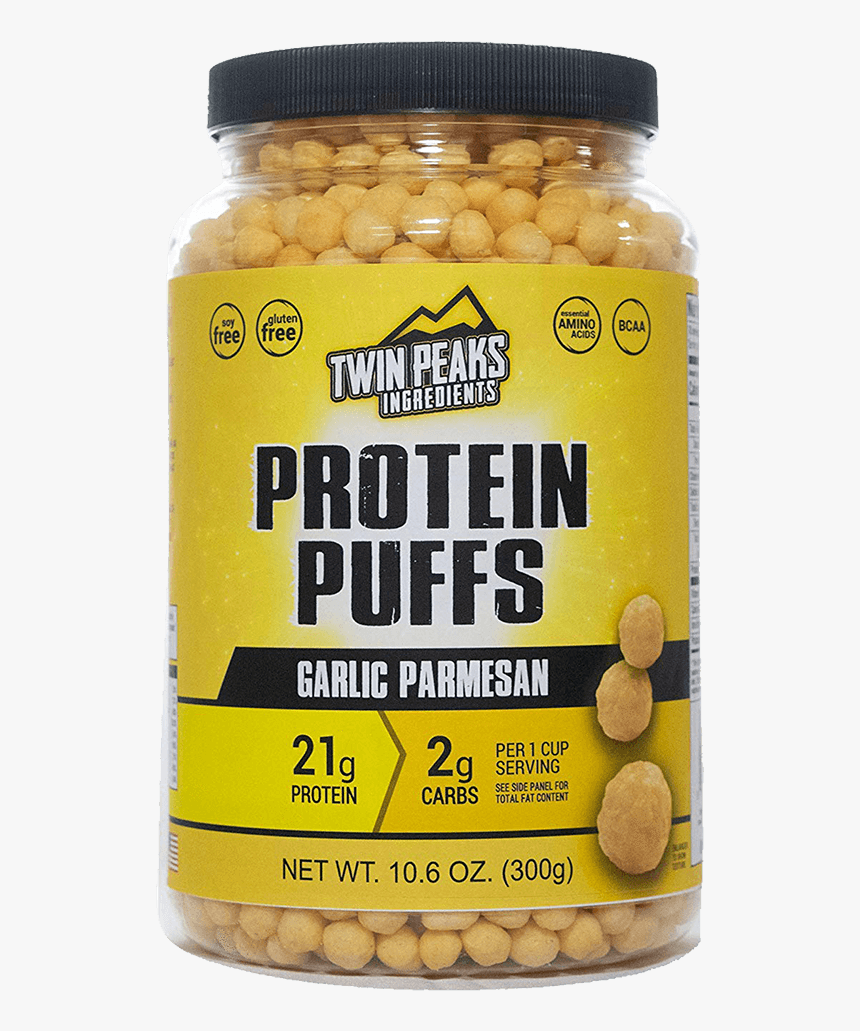 Twin Peaks Ingredients Protein Puffs Chips 300g / Garlic - Twin Peaks Protein Puffs, HD Png Download, Free Download