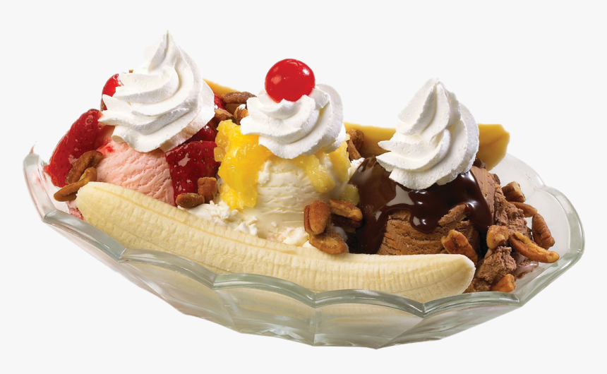 Banana Split Png Background Image - Banana Royale Oberweis, Transparent Png, Free Download