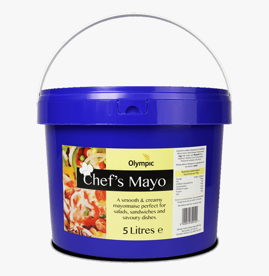 306 Olympic Chefs Mayo 5l Bucket - Chefs Mayo, HD Png Download, Free Download