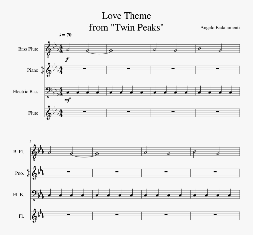 Love Theme From Twin Peaks Piano, HD Png Download, Free Download
