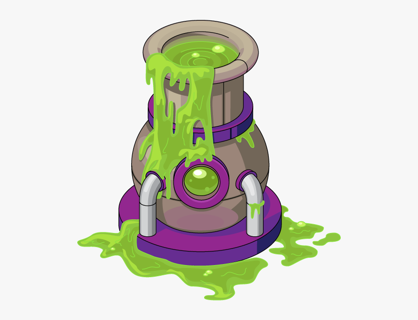 Vat Of Ooze - Cartoon, HD Png Download, Free Download