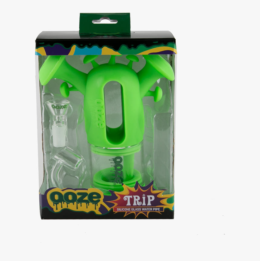 Ooze Trip Green Box - Ooze Trip Water Pipe, HD Png Download, Free Download