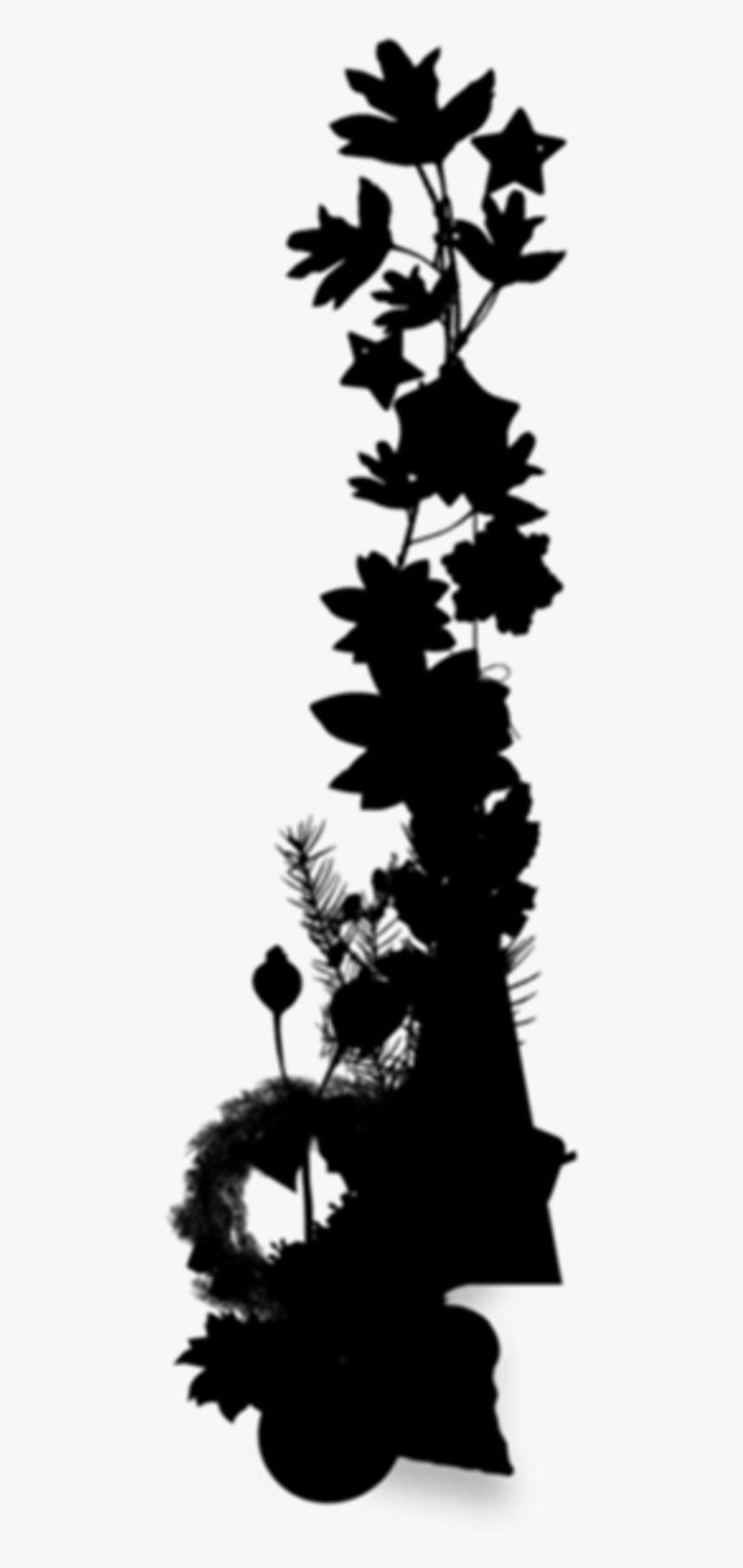 Fir Christmas Tree Pine Christmas Day - Silhouette, HD Png Download, Free Download