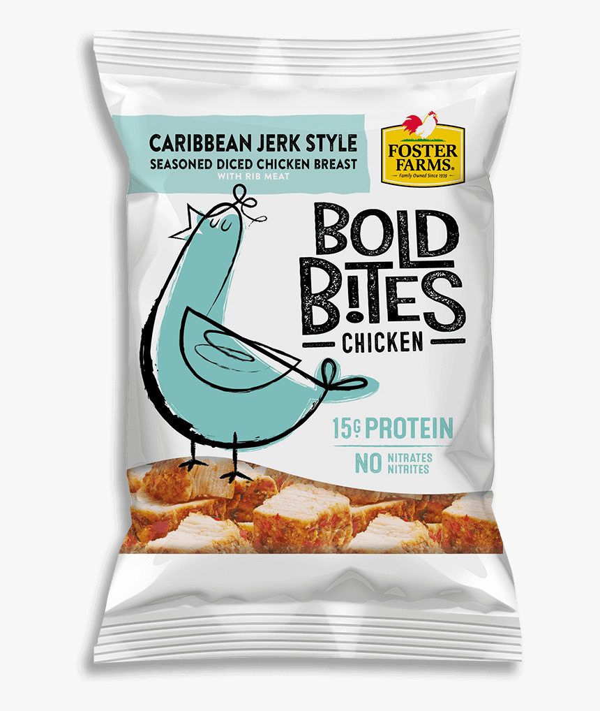 Caribbean Jerk Style Bold Bites - Foster Farms Cajun Style Chicken Bold Bites, HD Png Download, Free Download