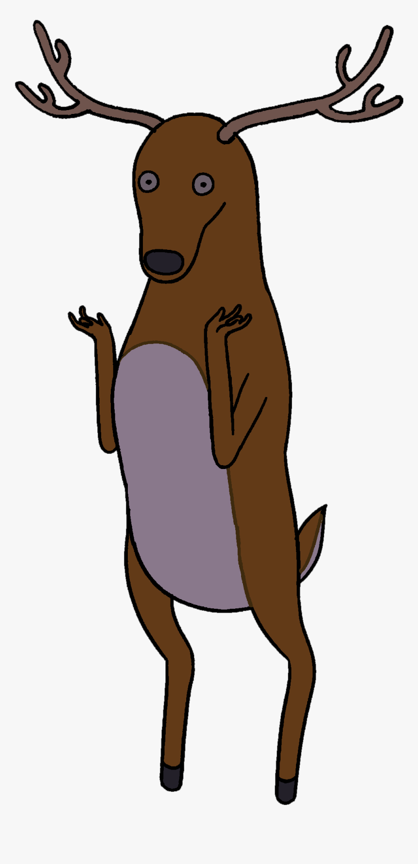 Thumb Image - Deer Human Adventure Time, HD Png Download, Free Download