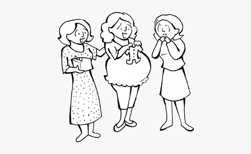 7960 - Baby Shower Coloring Pages, HD Png Download, Free Download