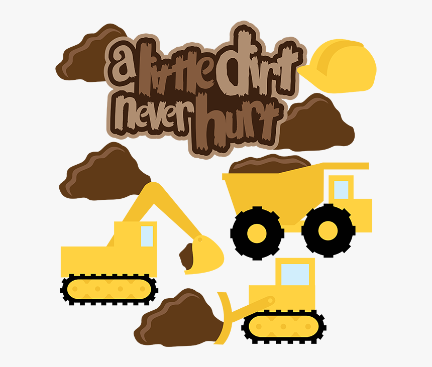 Dump Truck Clipart With Dirt, HD Png Download, Free Download