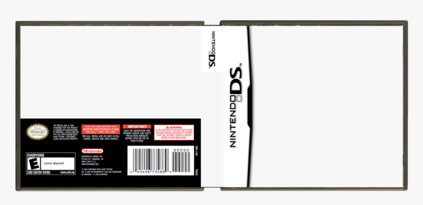 Ds Box Art Template, HD Png Download, Free Download