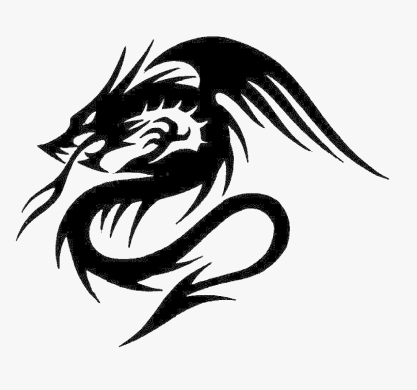 Dragon Tattoo Tribal, HD Png Download, Free Download