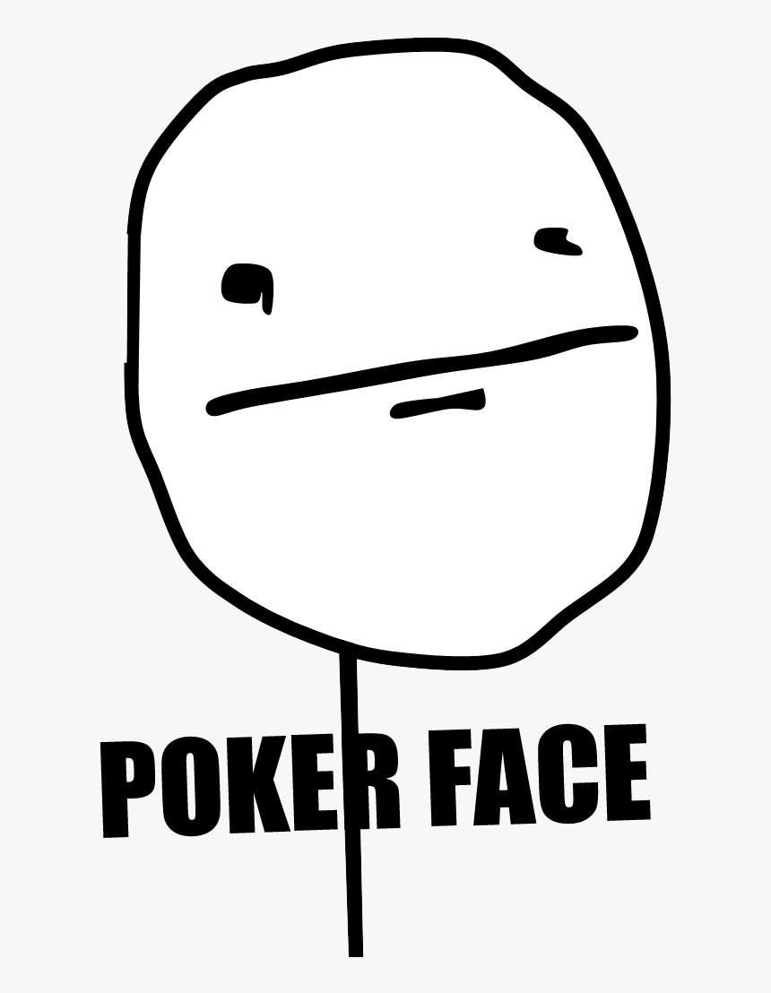 Transparent Troll Face Png - Pokerface Png, Png Download, Free Download