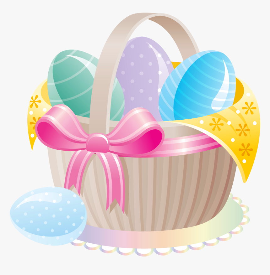 Transparent Easter Egg Basket, HD Png Download, Free Download