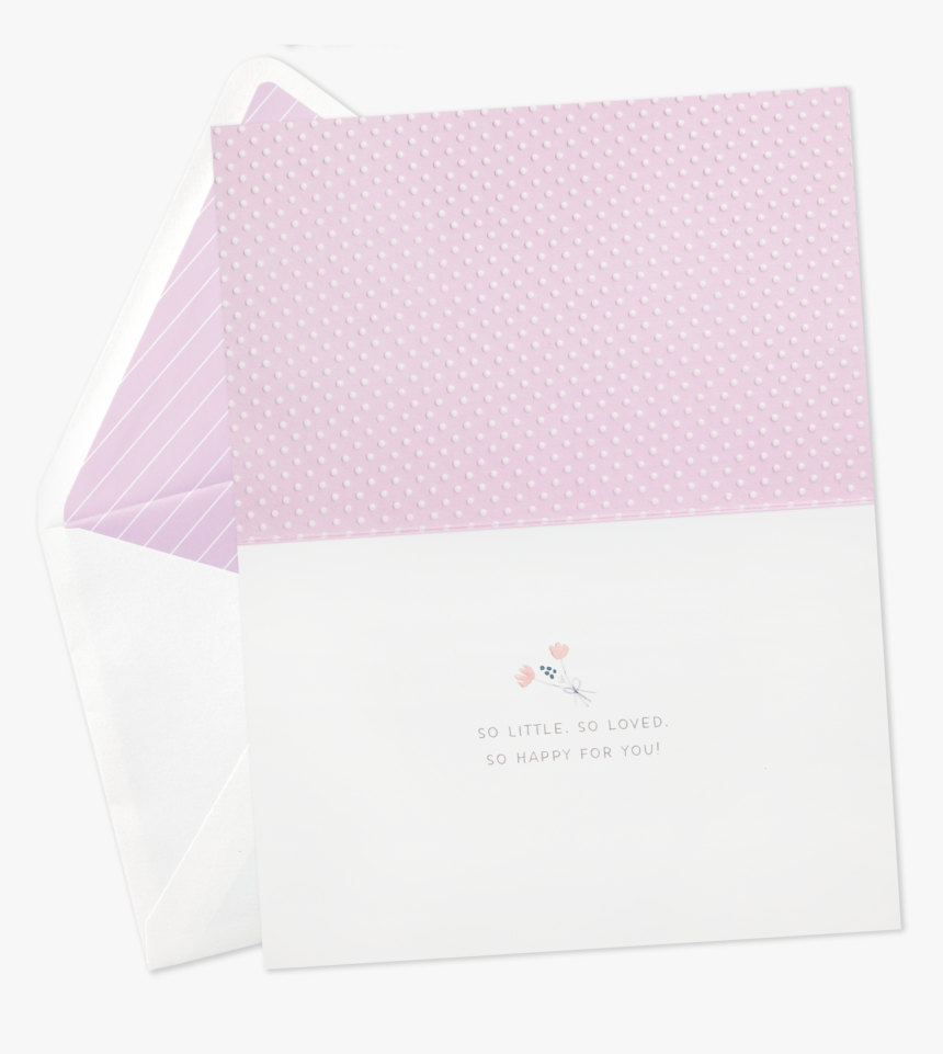 So Little And So Loved New Baby Congratulations Card - Envelope, HD Png Download, Free Download