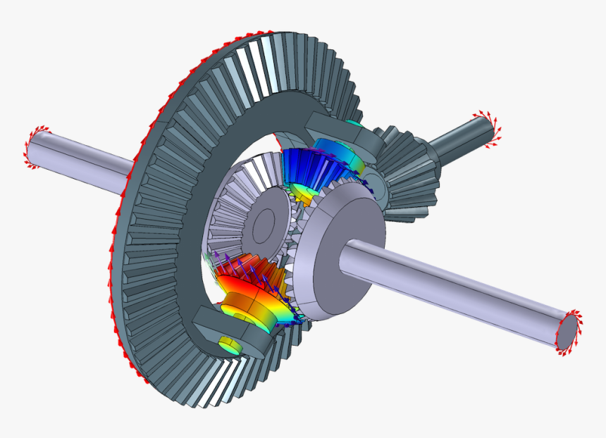 Model Example Of A Differential Gear - Differential Gear Analysis, HD Png Download, Free Download