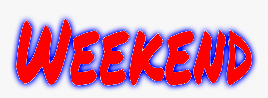 Weekend Png Red, Transparent Png, Free Download