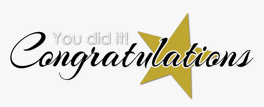 Congratulation Download Png - Congratulations Clip Art, Transparent Png, Free Download
