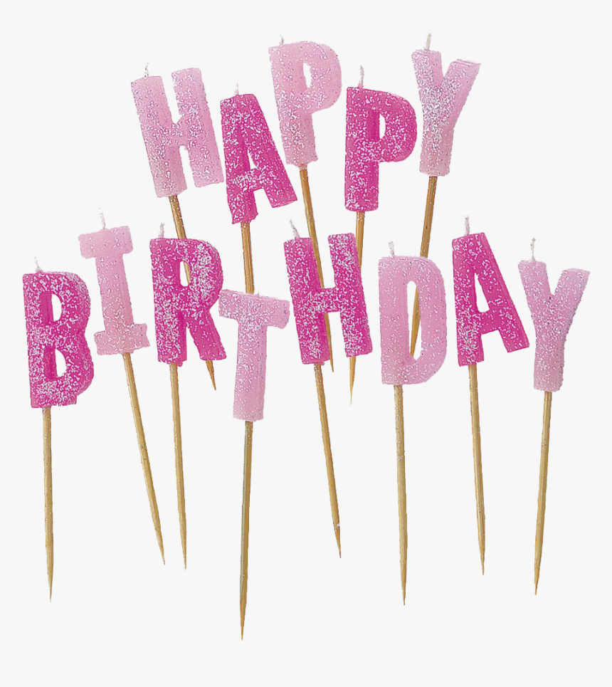 Birthday Candles - Happy Birthday Stick Candles, HD Png Download, Free Download