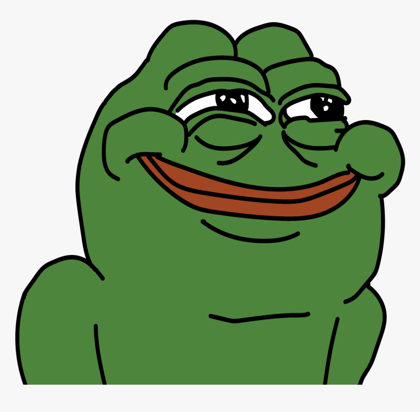 Memes Frog Pepe Toons - Transparent Happy Pepe, HD Png Download, Free Download
