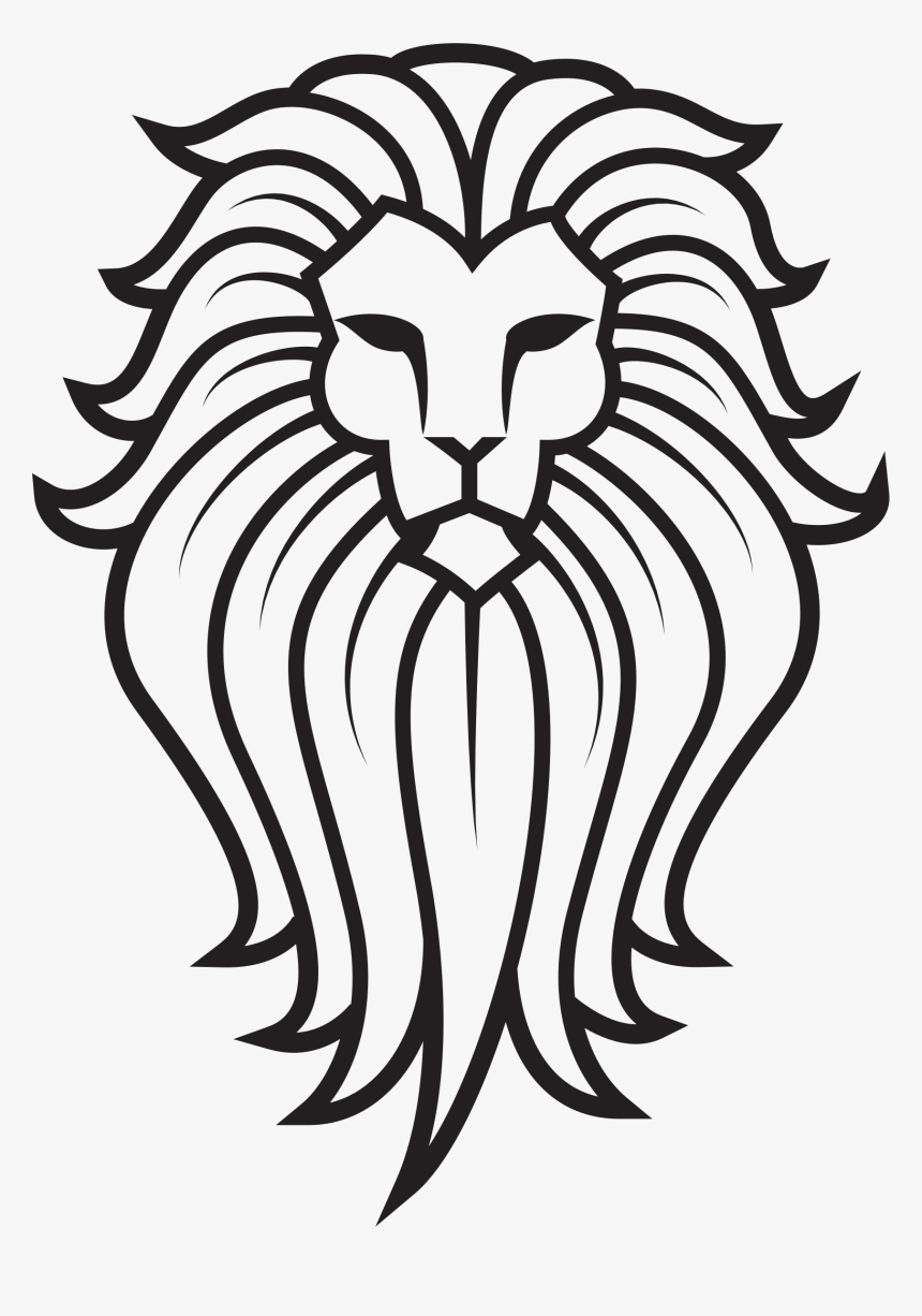 Clip Art Lion Face Tattoo - Lion On A Totem Pole, HD Png Download, Free Download