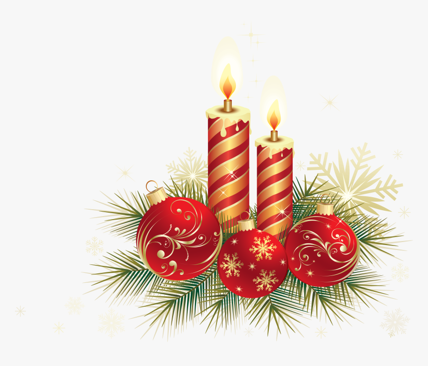 Transparent Christmas Candle Clipart - Christmas Ball Design Png, Png Download, Free Download