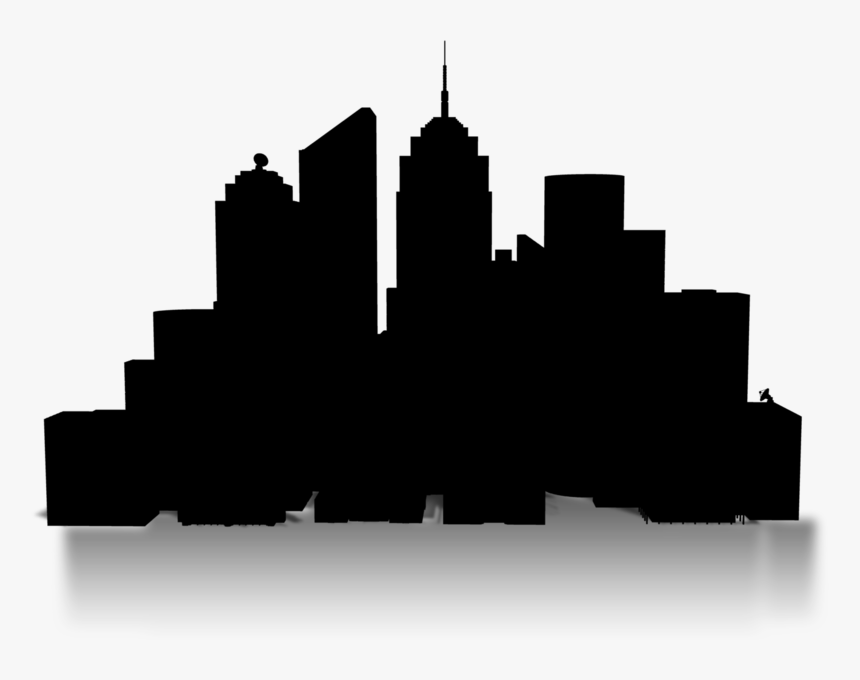 City Buildings Silhouette At Getdrawings - Building Silhouette Png, Transparent Png, Free Download