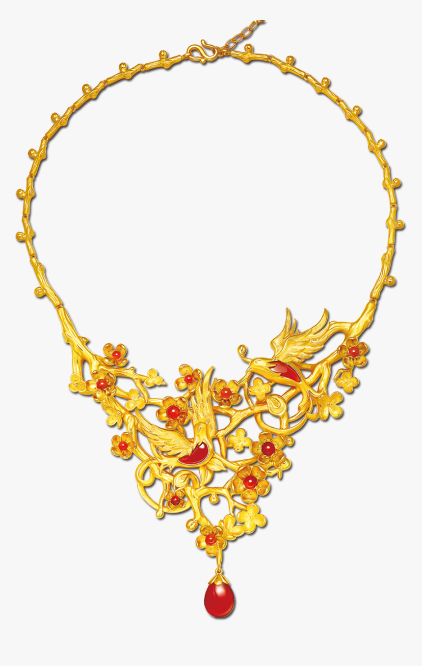 Transparent Gold Necklace Png - Transparent Background Jewelry Png, Png Download, Free Download