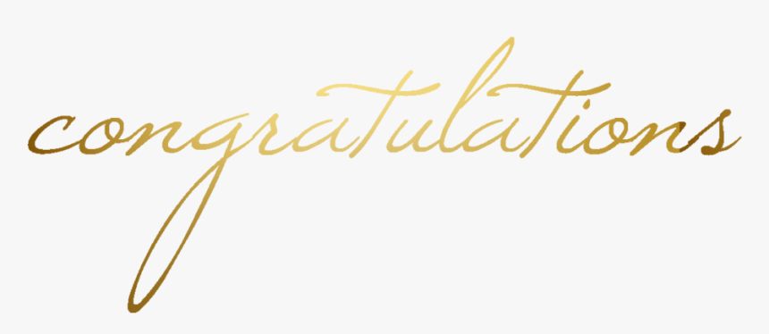 Transparent Congratulation Clipart - Congratulations Png Gold, Png Download, Free Download
