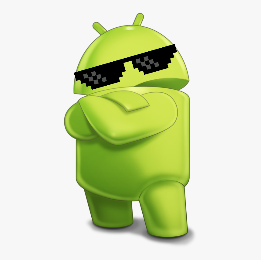 Deal With It Android - Cool Android Logo Png, Transparent Png, Free Download