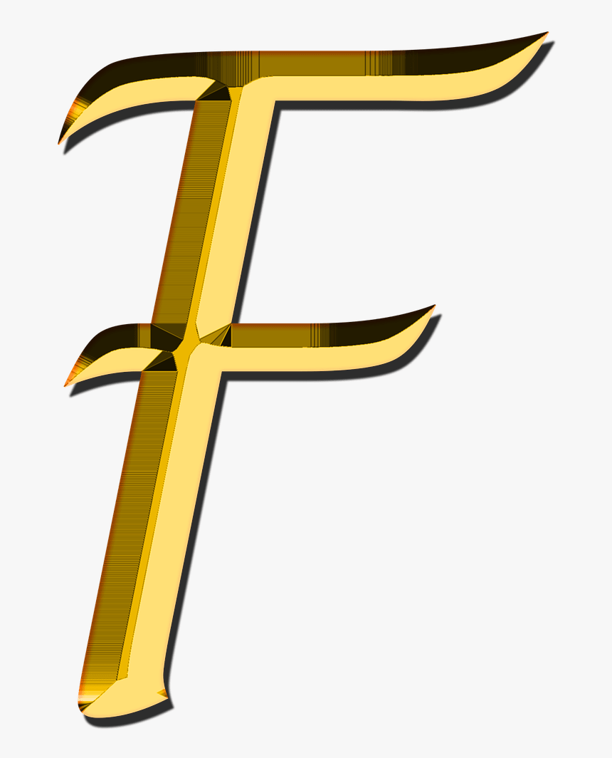 F Letter Png - Cross, Transparent Png, Free Download