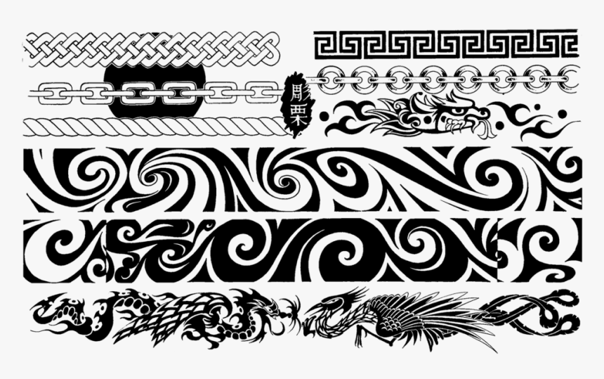 Chrysanthemum Flash In Both Black Graphic And More - Celtic Tattoos Png Transparent, Png Download, Free Download