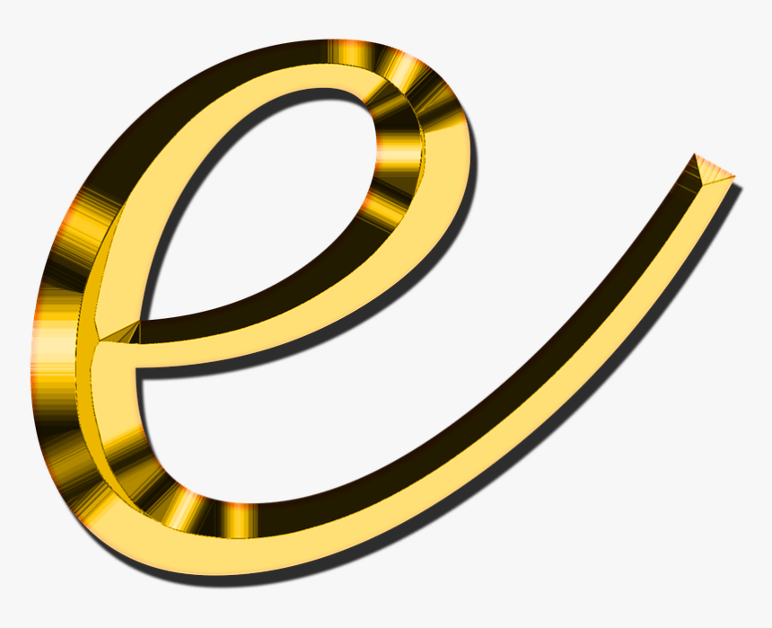 E Letter Png Picture - Gold Letter C Png, Transparent Png, Free Download