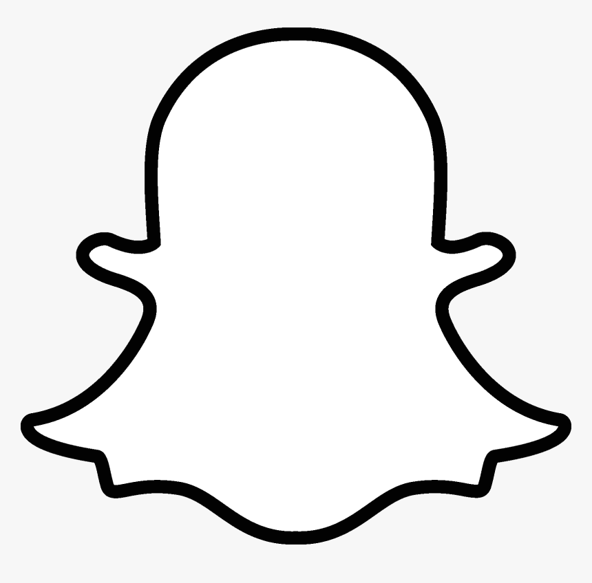 Snapchat Logo Png White, Transparent Png, Free Download