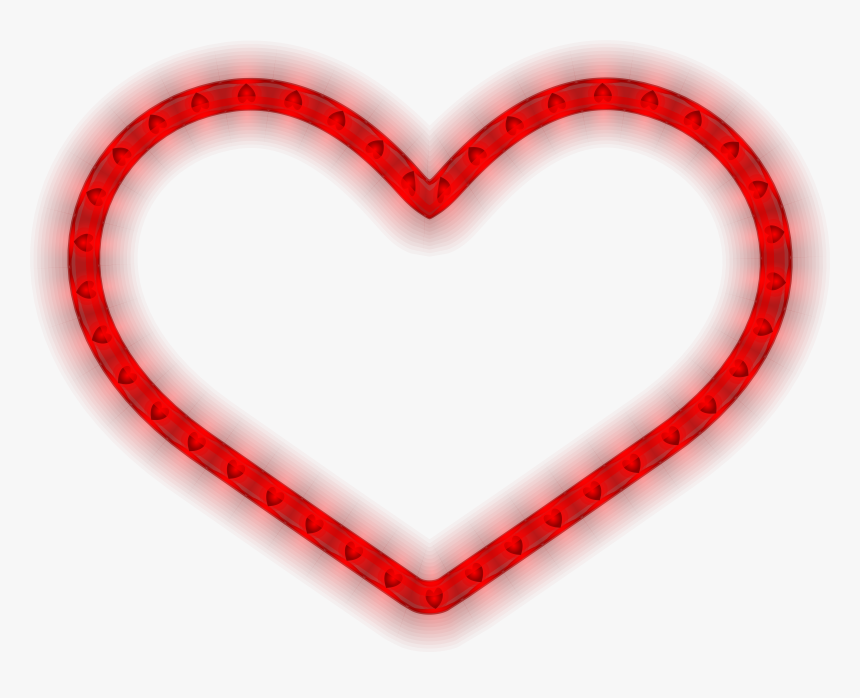 Clip Art Glow Hearts - Clipart Heart Png, Transparent Png, Free Download