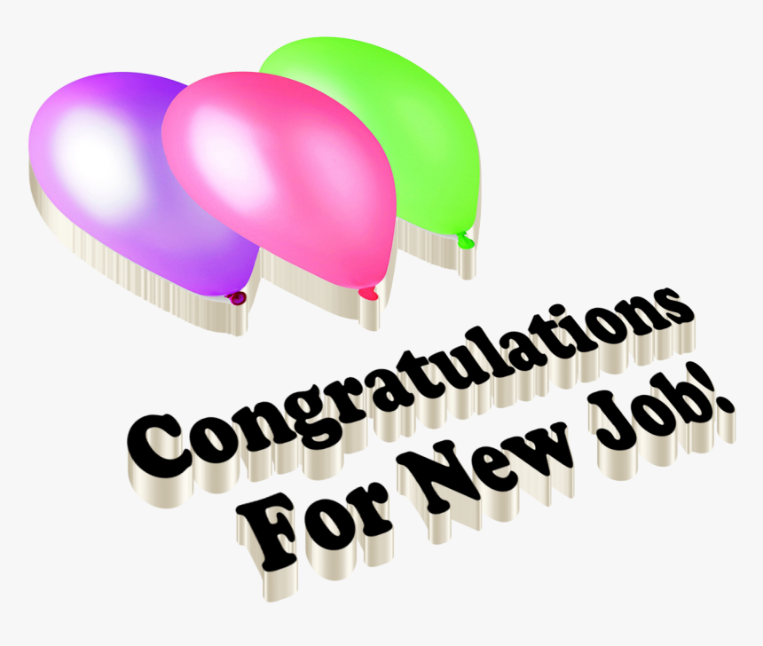Congratulations For New Job Png Free Download - Download Congratulations On Job, Transparent Png, Free Download