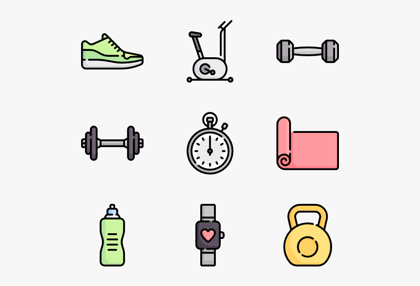 Gym Equipment - Exercise Equipment Vector Png, Transparent Png, Free Download