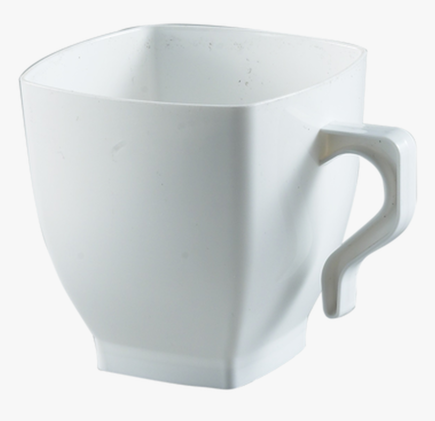 Disposable White 8 Oz Disposable Plastic Coffee Mugs - Disposable Coffee Cups, HD Png Download, Free Download