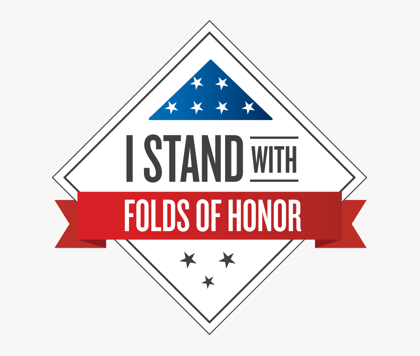 Stand With Folds Of Honor, HD Png Download, Free Download