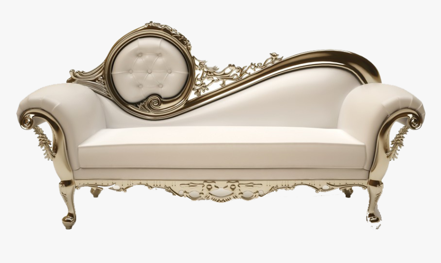 Chaise-longue - Couch Furniture, HD Png Download, Free Download