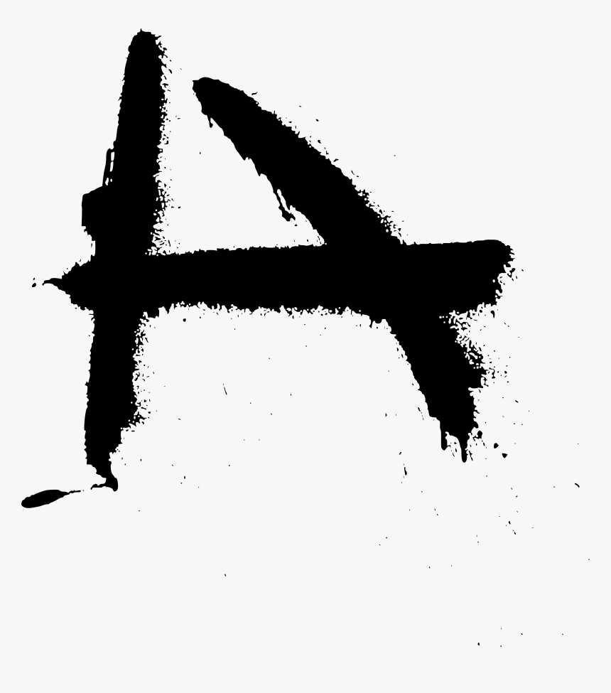Grunge Font Png, Grunge Letters Png - Letter A Png Transparent, Png Download, Free Download