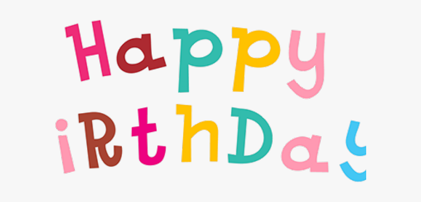 Happy Birthday Png - Graphic Design, Transparent Png, Free Download